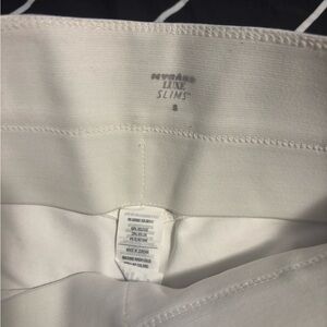 White Slim capri Pants